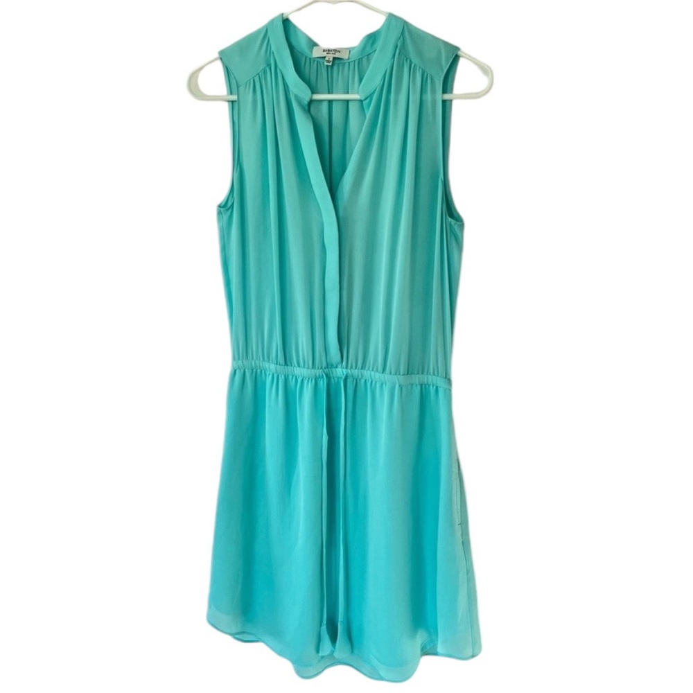 Babaton Benedict Sleeveless Mini Dress 100% Silk